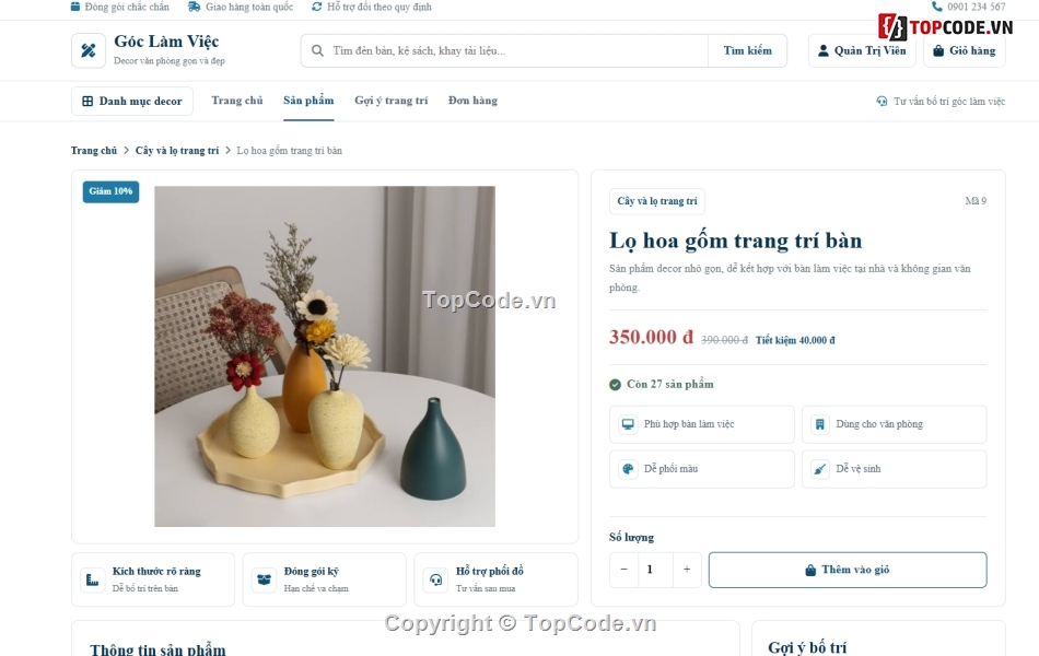 bán,decor,web decor